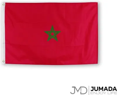 Produktbild von Jumadas marokkanische Flagge – Flagge von Marokko – Flagge Marokko – Flaggen – Polyester – 150 x 90 cm