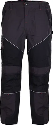 Productafbeelding van TERRATREND JOB Actieve herenwerkbroek, model bundbroek, donkergrijs, zwart, kleur: donkergrijs/zwart, maat: 58