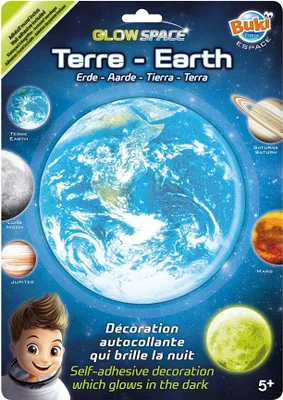 Immagine prodotto di Decorazioni murali fosforescenti - Pianeta Terra
