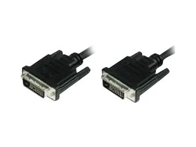 Produktbild von Techly 1.8m DVI-I, 2 m, DVI-I, DVI-I, Männlich, Männlich, Schwarz