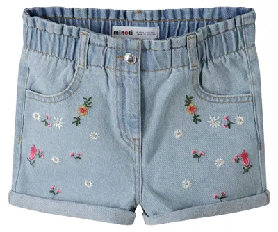 Immagine prodotto di Minoti - Pantaloncini per bambine MN308 (92) (Azzurro)