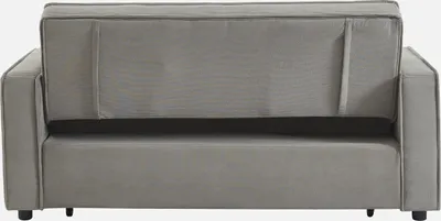 Immagine prodotto di sweeek - Divano letto a 2 posti con rivestimento in velluto a coste L 172,5 x P 91,5 x H 88,5 cm  - Grigio chiaro