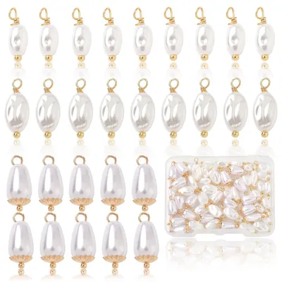 Productafbeelding van 60 acrylparels voor het maken van zelfgemaakte sieraden en accessoires