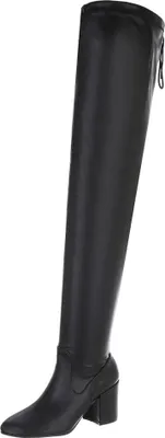 Produktbild von Ital-Design Damen Stiefel High-Heel Stiefel  Lederoptik Overknees 87124637 Schwarz Gr.  37