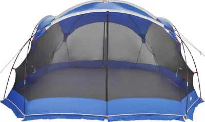 Obrázok produktu pre vidaXL Stan s moskytiérou a strechou, azúrovomodrý, 434 x 434 x 230 cm