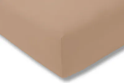 Produktbild von Estella Jersey-Spannlaken   100x200cm Farbe karamel