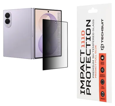 Obrázek produktu pro Techsuit - 111D Privacy Full Glue privacy ochranné sklo pro Samsung Galaxy Z Fold8 - černé