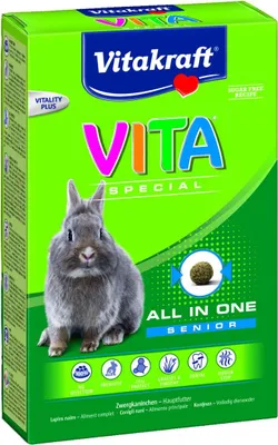 Productafbeelding van Vitakraft Vitaspecial Dwergkonijn 600 Gram Senior