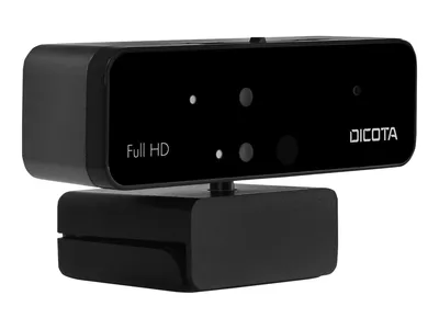 Produktbild von DICOTA D31892, 1902 x 1080 Pixel, Full HD, 30 fps, USB, Schwarz, Clip / Ständer