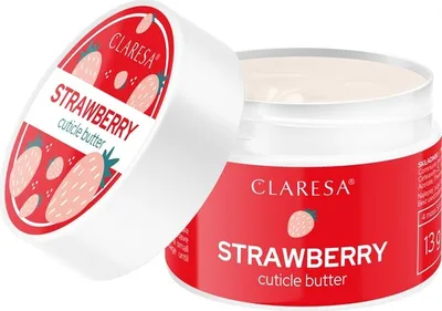 Zdjęcie produktu dla Claresa Cuticle Butter Masełko do skórek Strawberry, 13 g