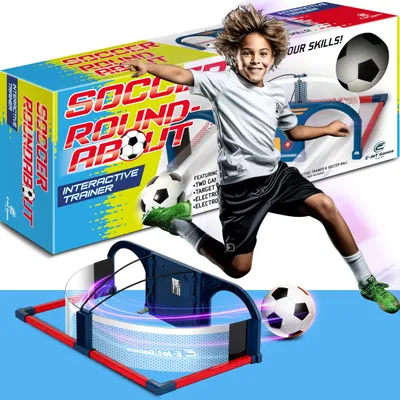 Produktbild von E-Jet Fußball Spielzeug für 6 7 8 9 10 Jahren, Sportspaß für Garten Indoor Outdoor, Fußball-Übungen Spiele | Geschenke für Jungen Mädchen