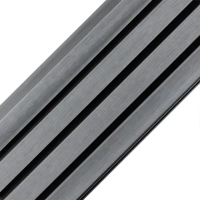 Produktbild von PREMIUM WPC Fassadenlamellen | Fassadeverkleidung Verbundwerkstoff | GRAY | Muster Holzprobe Musterstück | LIDERWOOD