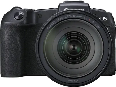 Produktbild von Canon EOS RP Body + RF 24-105mm f/4L IS USM lens + Mount Adapter EF- R, 26,2 MP, 6240 x 4160 Pixel, CMOS, 4K Ultra HD, Touchscreen, Schwarz