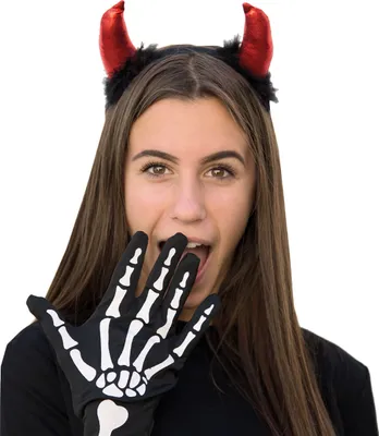 Produktbild von Oblique Unique Haarreif mit Hörnern Teufelshörner Fasching Karneval Halloween