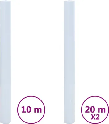 Obrázok produktu pre vidaXL Okenné fólie 3 ks Statická matná biela PVC
