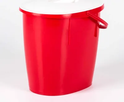 Produktbild von Ovaler Eimer 12 Liter mit Deckel