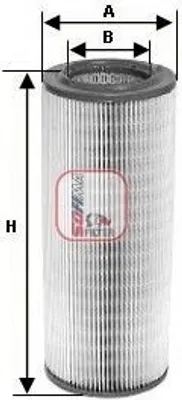 Produktbild von Luftfilter SOFIMA S 7400 A für ALFA ROMEO 166 (936) Filtereinsatz