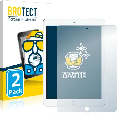 Produktbild von 2x BROTECT Schutzfolie für Apple iPad Air / Air 2 / Pro (9.7) Displayschutz Displayschutzfolie Folie Matt Entspiegelungsfolie