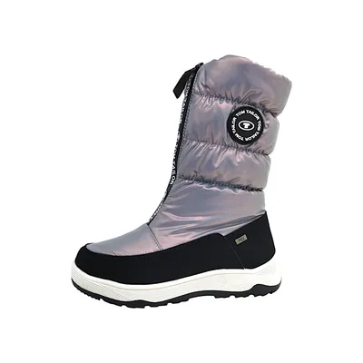 A single winter boot is shown against a white background.
