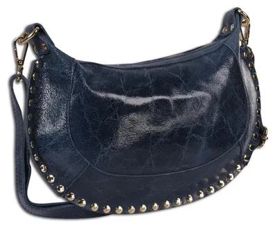 Produktbild von Toscanto Handbags Schultertasche, Umhängetasche blau Leder OTT196UB4