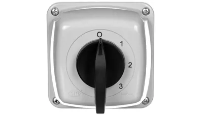 Immagine prodotto di Interruttore a camme 0-1-2-3 3P 16A IP44 in curva 16-63 921663