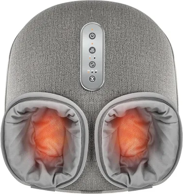 Produktbild von Fußmassage mit Wärme - Entspannungsmassage - Muskelentspannung zu Hause - Tiefknetmassage - 355 cm - Grau