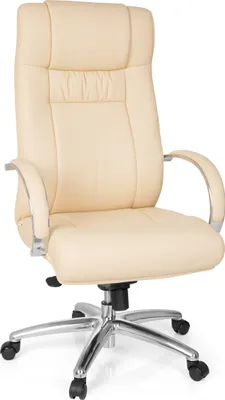 Produktbild von hjh OFFICE XXL Drehstuhl XXL G 600 Bürostuhl gepolstert bis 150 kg belastbar mit Armlehnen Kunstleder für Büro, Zuhause