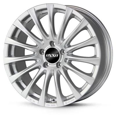 Produktbild von 18 Zoll Alufelge OXXO Elan 18"x8.0" 5x112 PCD ET32.5 66.6mm Felge Silber