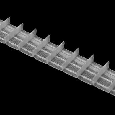 Produktbild von Gardinenband 10m Bleistiftfalte Transparent-40mm 1:2.0 Kräuselband Faltenband