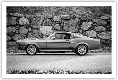 Produktbild von Poster - Poster ohne Rahmen - Auto Ford Mustang - 91,5x61 cm - Wand Bild - Wanddeko - Wandbilder - Kunstposter - Wandposter - Bilder - Kunstdruck - Wanddekoration - Wandbild - P2XAA91x61-5011