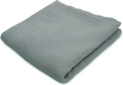 Obrázek produktu pro Bavlněná mušelínová tkanina Double Gauze, Double Gauze Grey 50 x 130 cm