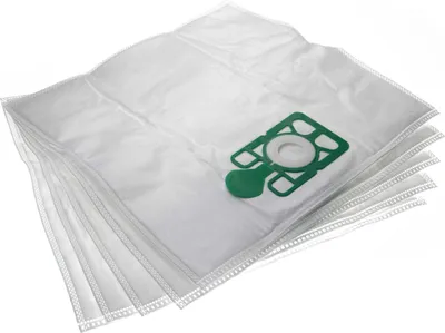 Produktbild von vhbw 5x Staubbeutel Ersatz für Numatic NVM-2BH, 604016 für Staubsauger - 44cm x 22cm Weiß