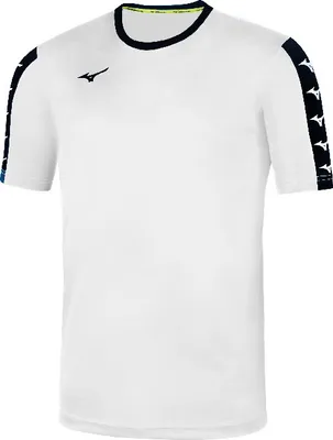 Produktbild von Mizuno Unisex Trikot TEAM NARA TRAIN. TEE - 32FA9A51, Farbe:weiß/schwarz, Textil:3XL