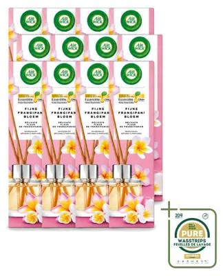 Productafbeelding van 12 x Air Wick geurstrips Zachte Frangipani-bloem - 40 ml - Voordeelverpakking - 12 stuks