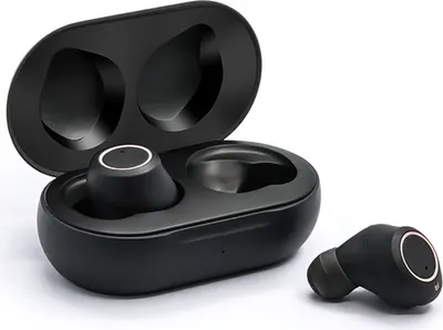 Image de Écouteurs auditifs Appareil audio et sonore rechargeable sans fil Bluetooth pour adultes et seniors avec suppression du bruit, réduction du Larsen+coffret de chargement