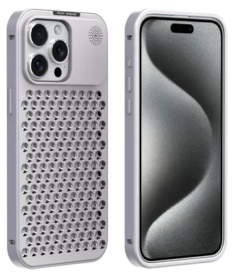 Produktbild von Für Apple iPhone 15 Pro Max Premium Aluminiumregulierung Wärmeableitung Hülle