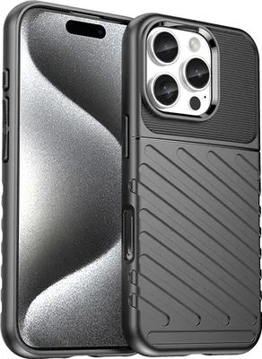 Produktbild von Silikonhülle Thunder Case Do Iphone 16 Pro - Czarne