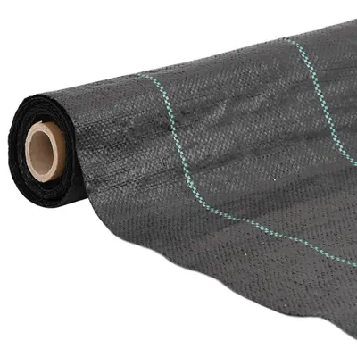 Produktbild von vidaXL Unkrautvlies Schwarz 4x25 m PP