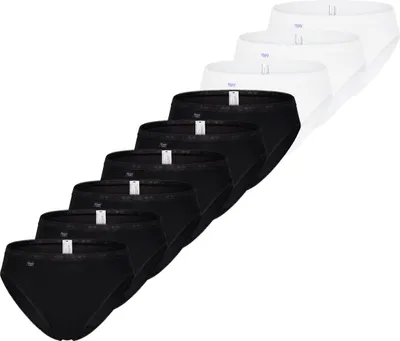 Produktbild von sloggi 9er Pack Basic+ Tai Slip Perfekter Sitz, Mit feinen Details, Angenehm auf der Haut schwarz meliert 46