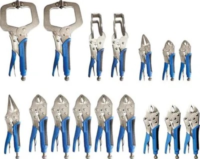 Immagine prodotto di BRILLIANT TOOLS Set di pinze di bloccaggio / pinze per impugnatura 16 pezzi - BT065016