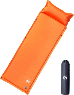 Produktbild von Selbstaufblasende Isomatte mit Kissen Orange