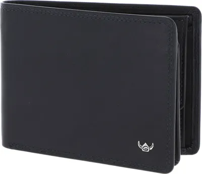 Produktbild von Golden Head Leder Geldbörse Polo RFID Protect Scheintasche 1154 Marineblau dunkelblau
