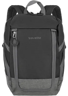 Produktbild von Travelite BASICS Rucksack Schwarz/grau 14 L