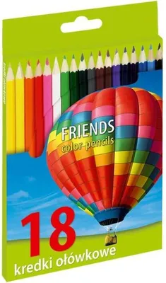 Produktbild von INIONL Bleistiftkreiden 18 Farben