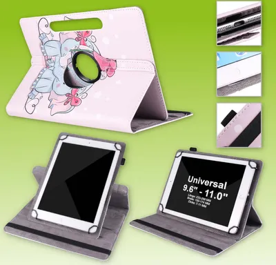 Produktbild von Für Apple iPad Pro 11.0 2021 / 2022 360 Grad Rotation 4 Tablet Tasche Kunst