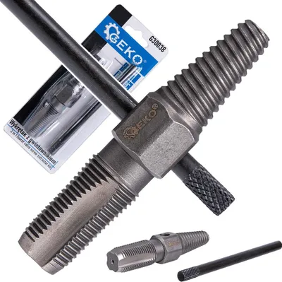 Immagine prodotto di Estrattore 2 in 1 per viti da 1/2" pollici per tubi, per rimuovere viti danneggiate e riparare raccordi per tubi filettati, tubatura filettatura di riparazione, Geko