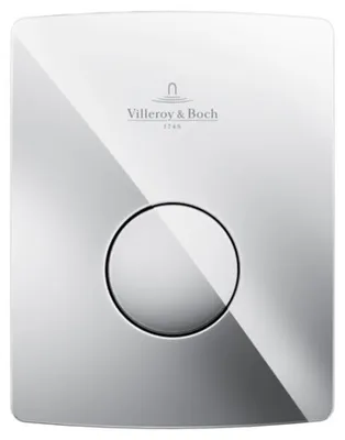Immagine prodotto di Villeroy & Boch ViConnect plaque de déclenchement pour urinoir, rinçage à 1 quantité, 126x162x17mm, 92194461, 92194461