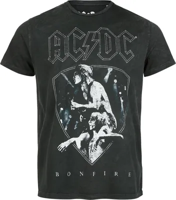 Produktbild von AC/DC T-Shirt Herren Bonfire grau Band-Merch, Bands 100% Baumwolle 4XL