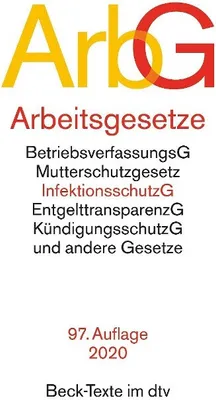 Produktbild von Arbeitsgesetze ArbG