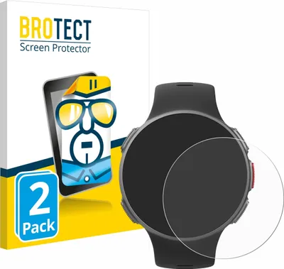 Produktbild von 2x Für Polar Vantage V / V Titan Schutzfolie BROTECT Displayschutz Display Schutz Folie Klar Transparent
